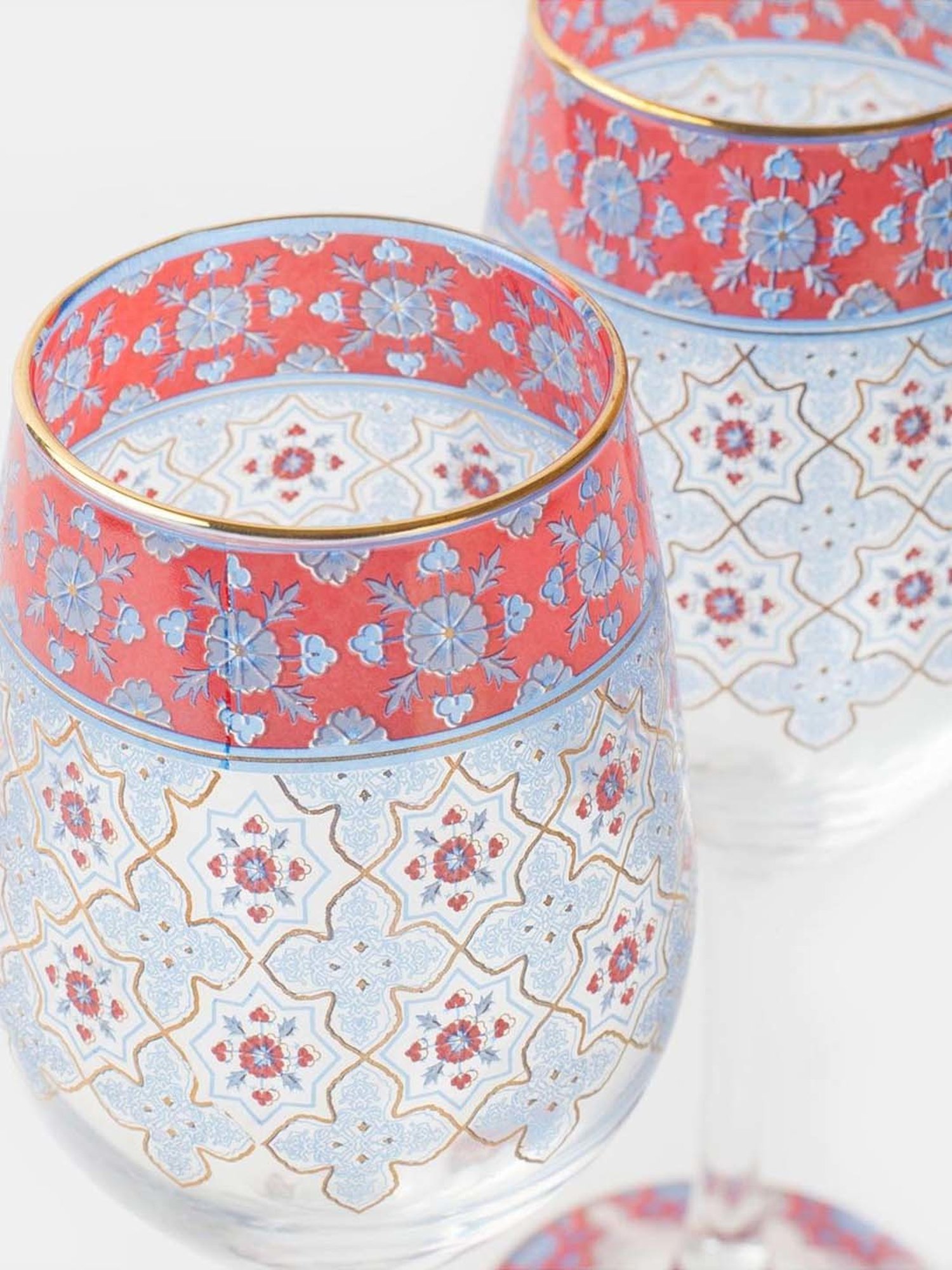 Melbify Roll Sip Transparent Cocktail Glass with straw 250ml - Set of 2