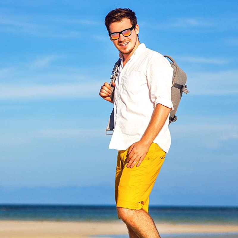 Smart Glasses - 1080p HD Video Camera Glasses for Recording Sports and Outdoor Activities - Sunglasses with Camera - Stylish UV Protection Sunglasses (Comes with Free 16GB MicroSD Card)