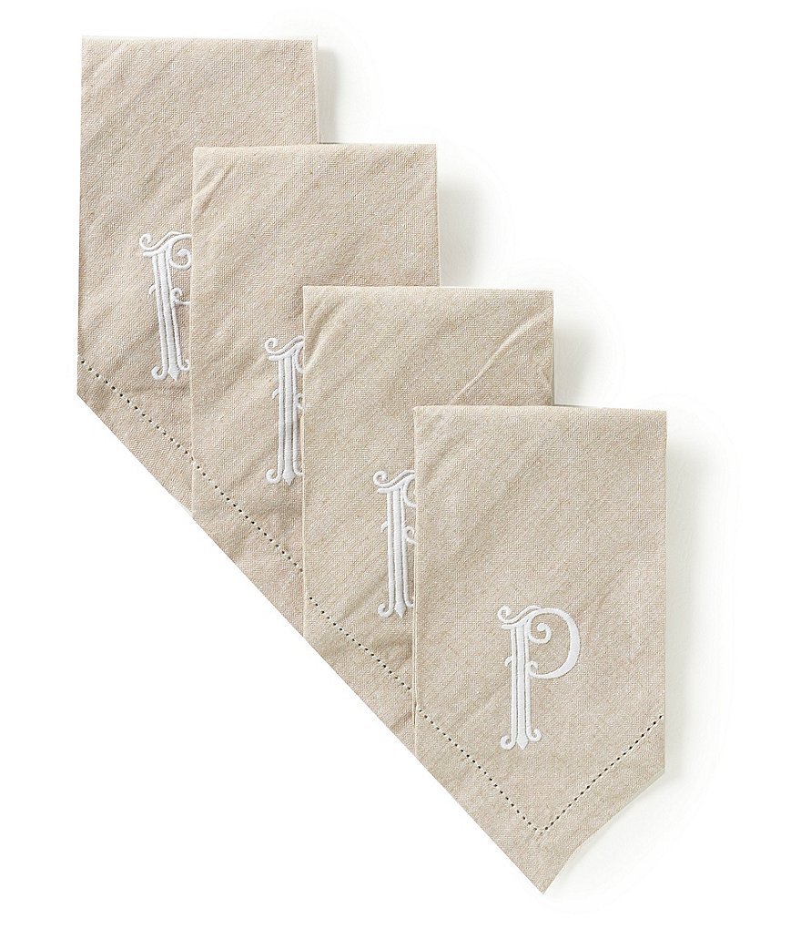 Mud Pie Initial Napkin Set