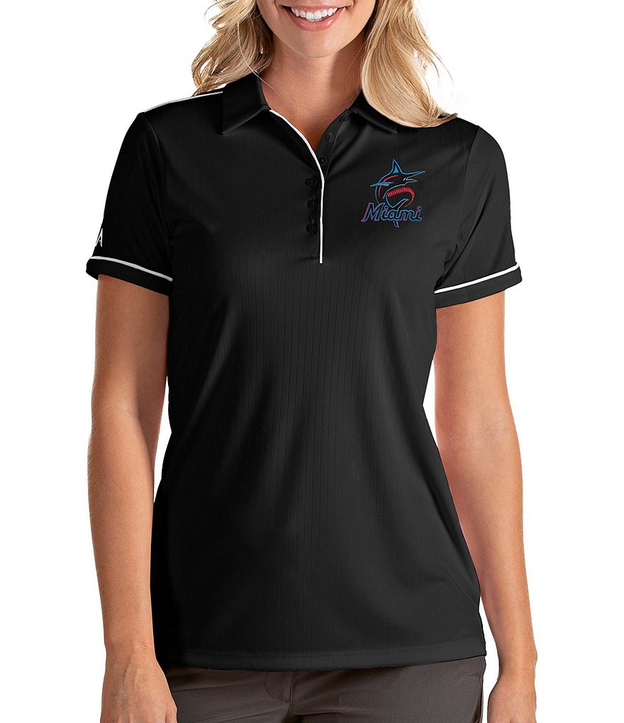 Antigua Women's MLB Salute Short-Sleeve Polo Shirt