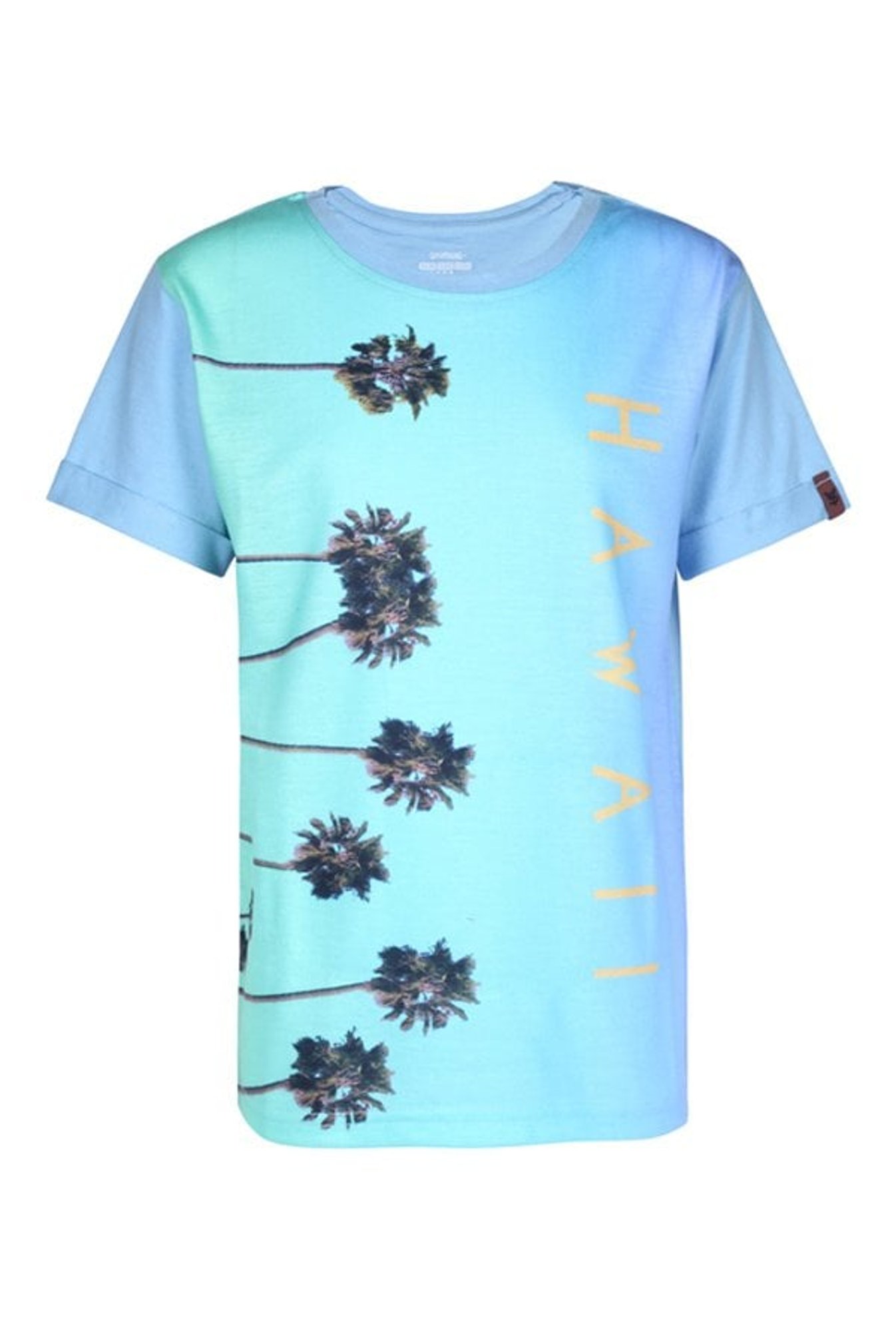 Superyoung Boys Blue Printed T-Shirt