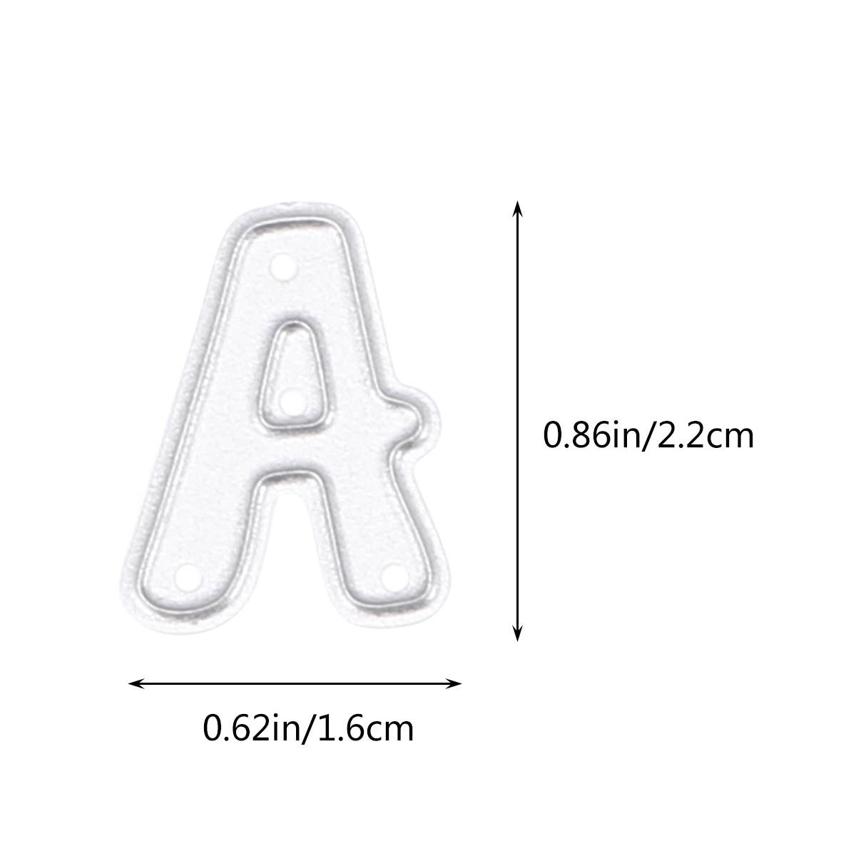 Alphabet Cutting Dies 26 Letters Stencil TemplateMetal Embossing Stencil for Album Scrapbooking