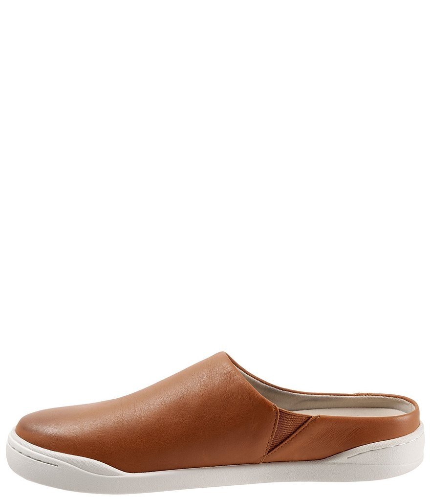 SoftWalk Auburn Leather Mules