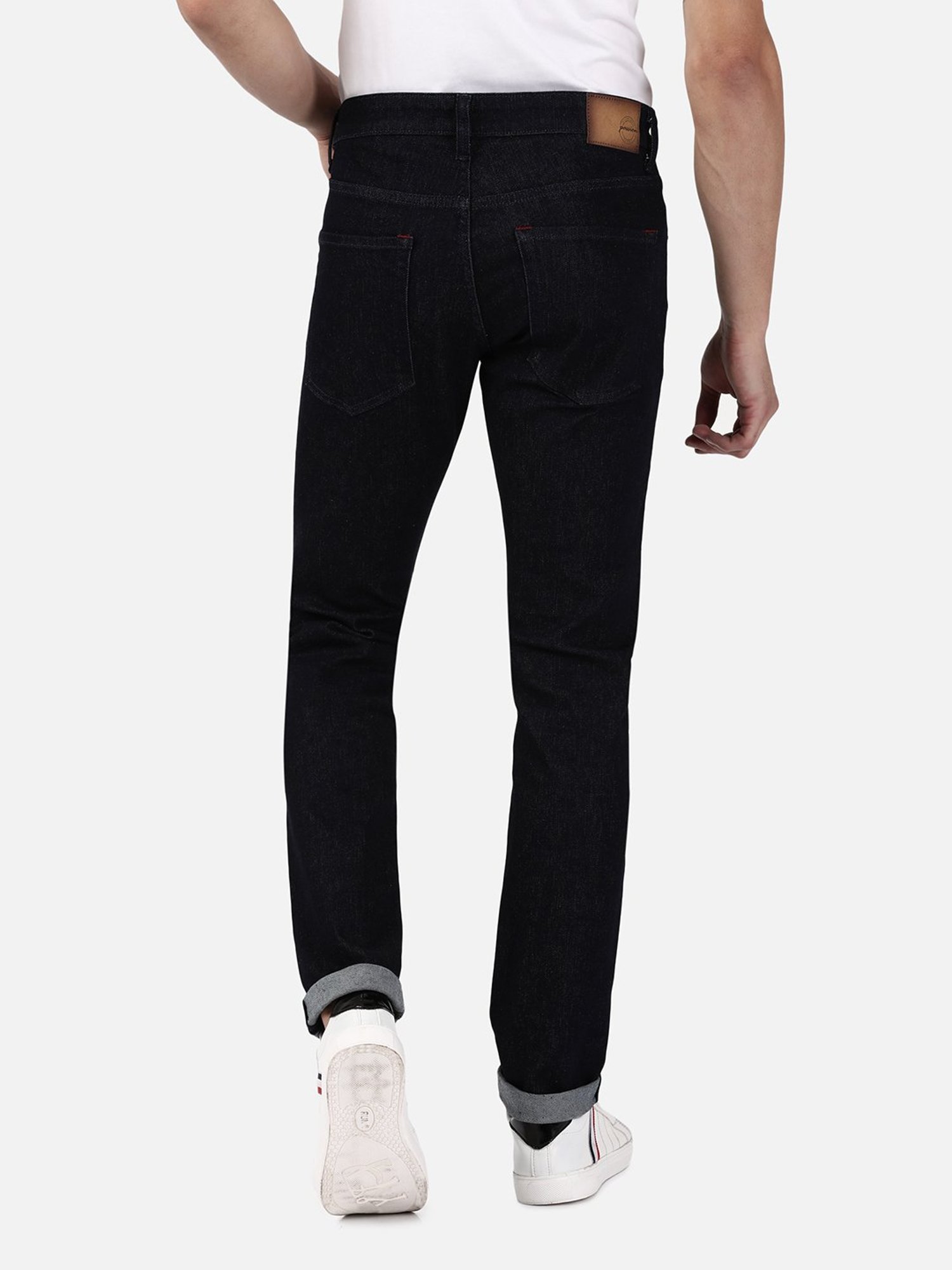 Passion Blue Slim Fit Lightly Washed Jeans