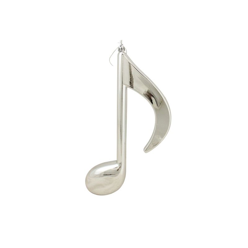 Mark Roberts Products 12" Musical Eighth Note Christmas Ornament - Shiny Silver