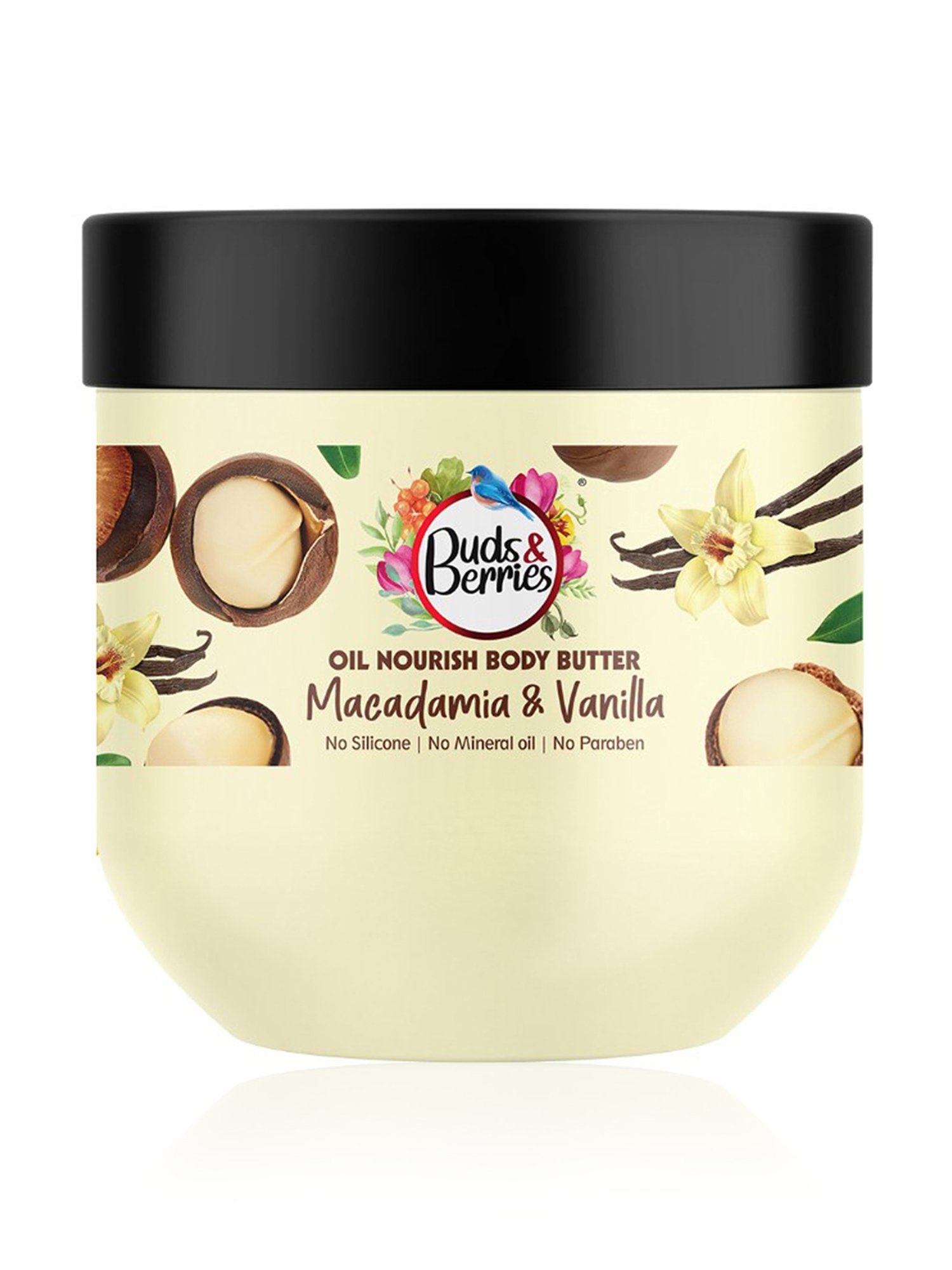Buds & Berries Macadamia & Vanilla Oil Nourish Body Butter - 200 ml