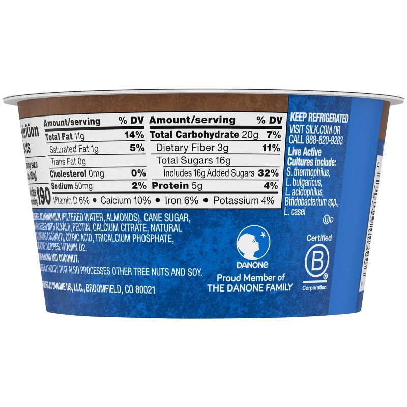 Silk Dairy-Free Dark Chocolate Coconut Yogurt - 5.3oz