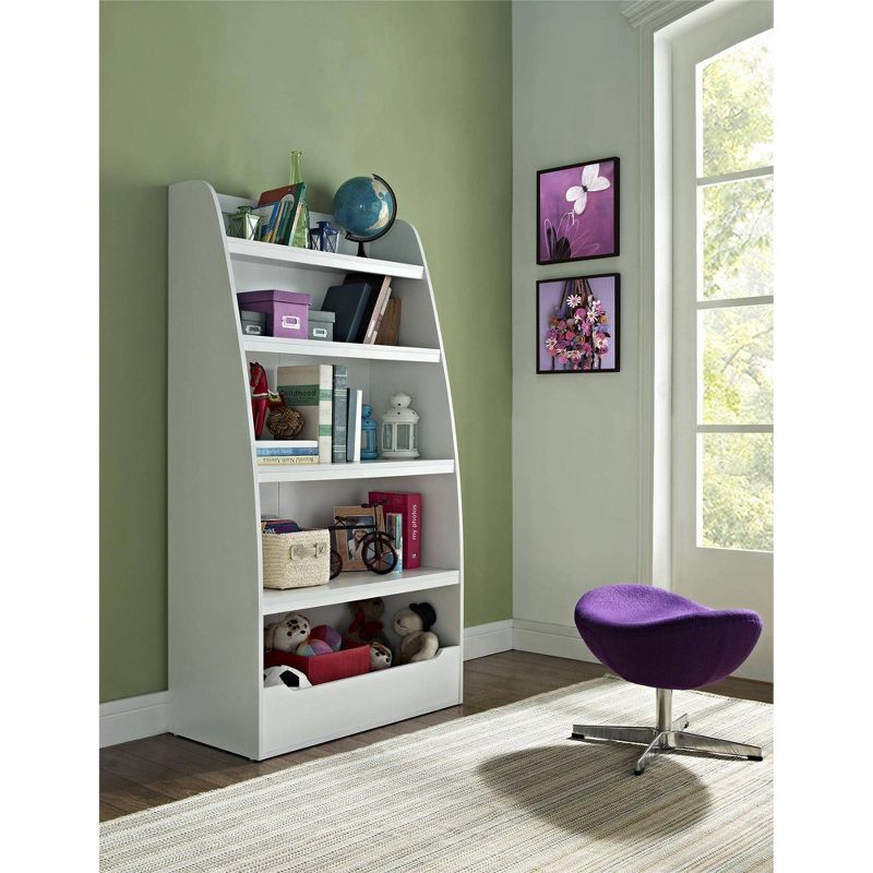 Kids' Dixie 4 Shelf Bookcase White - Room & Joy