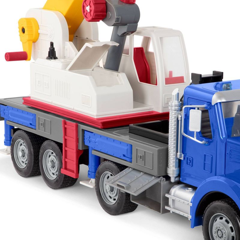 DRIVEN – Large Toy Truck with Movable Parts – Jumbo Crane Truck