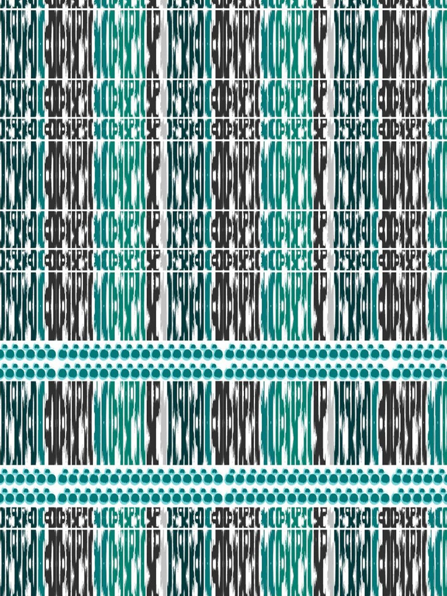 BELLA CASA Vogue Printed Multicolor 250 TC Cotton King Bedsheet with 2 Pillow Covers