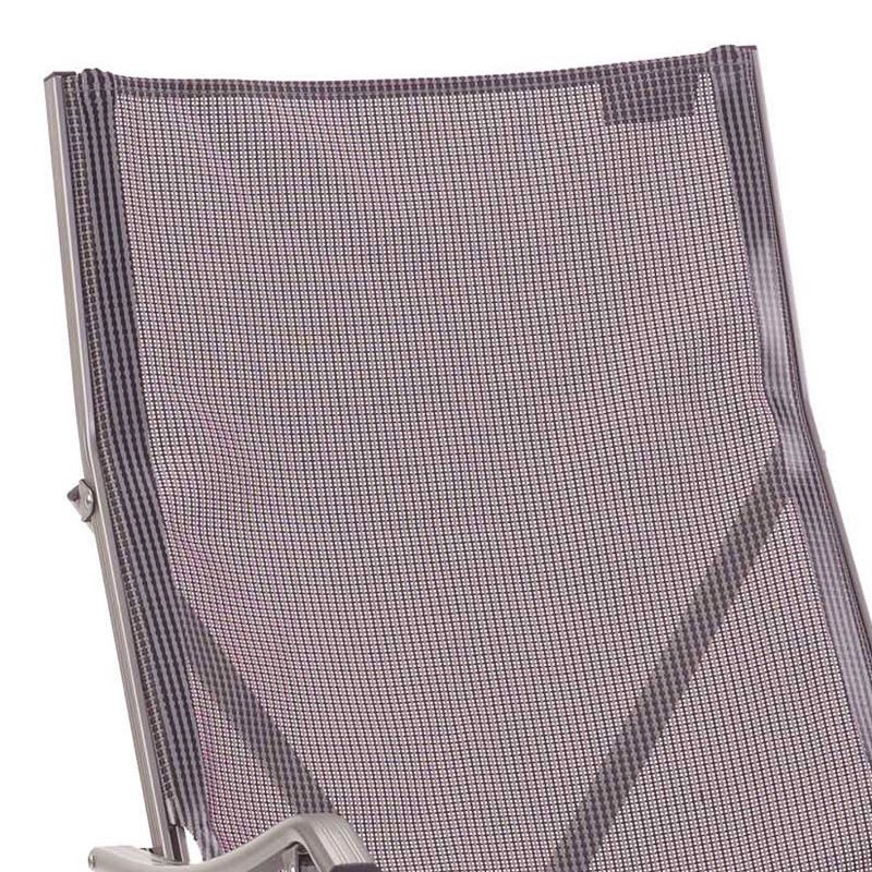 Mac Sports Beach Day Foldable Chaise Lounge Chair & Integrated Pull Cart Combo