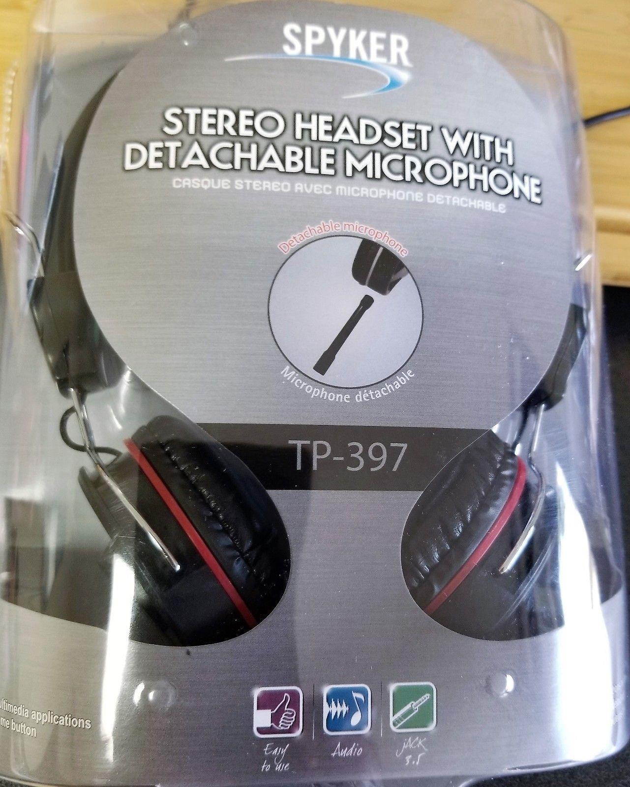 SYBA Spyker CL-AUD63019 Black/Red Headband Headsets