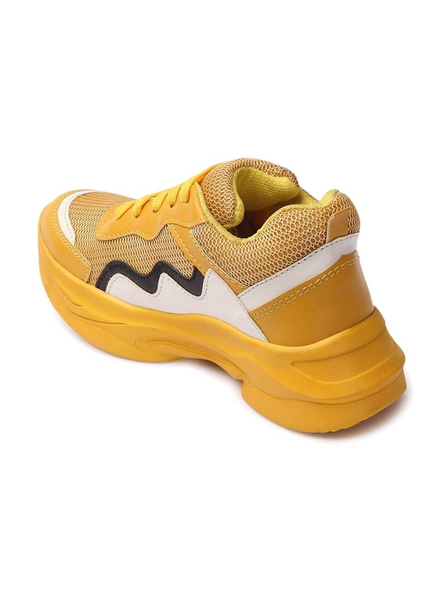 Iconics Women's Yellow Running Shoes