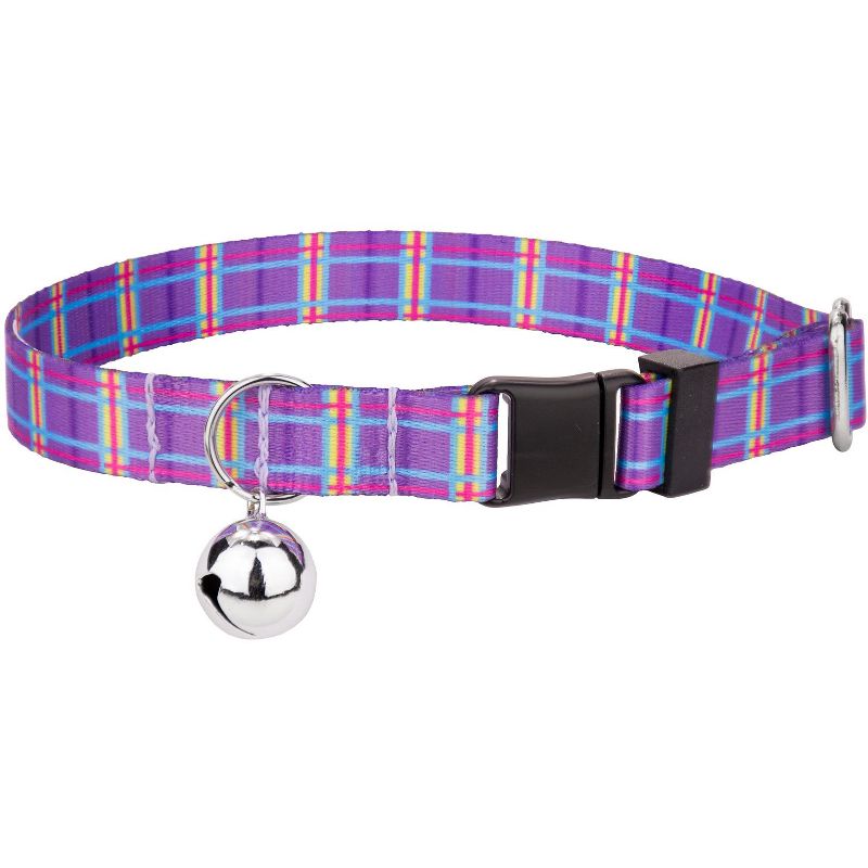 Country Brook Petz(R) Grape Plaid Cat Collar