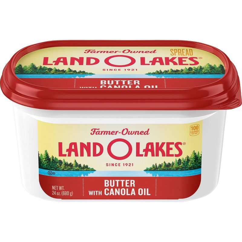 Land O Lakes Spreadable Butter with Olive Oil & Sea Salt - 7oz