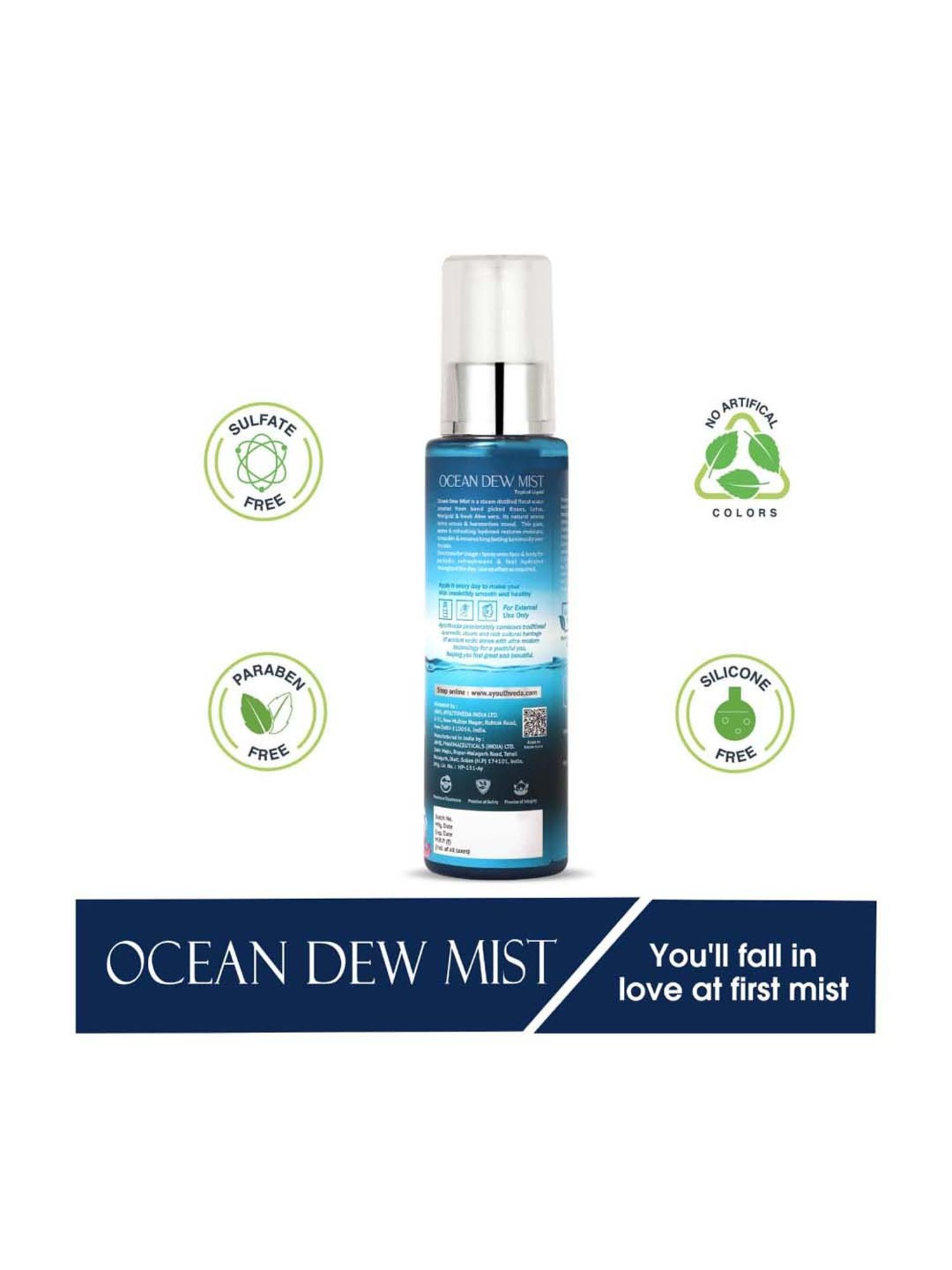 AyouthVeda Ocean Dew Mist - 100 ml