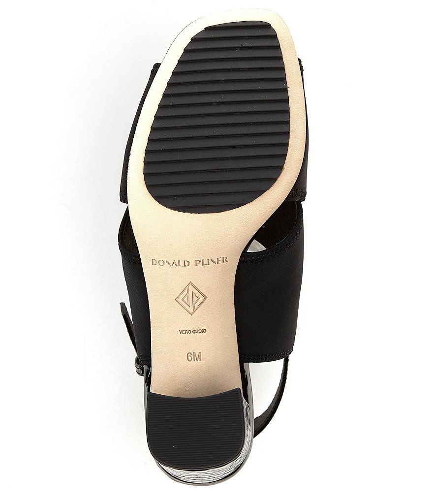 Donald Pliner Pyper Slingback Croco Printed Heel Dress Sandals