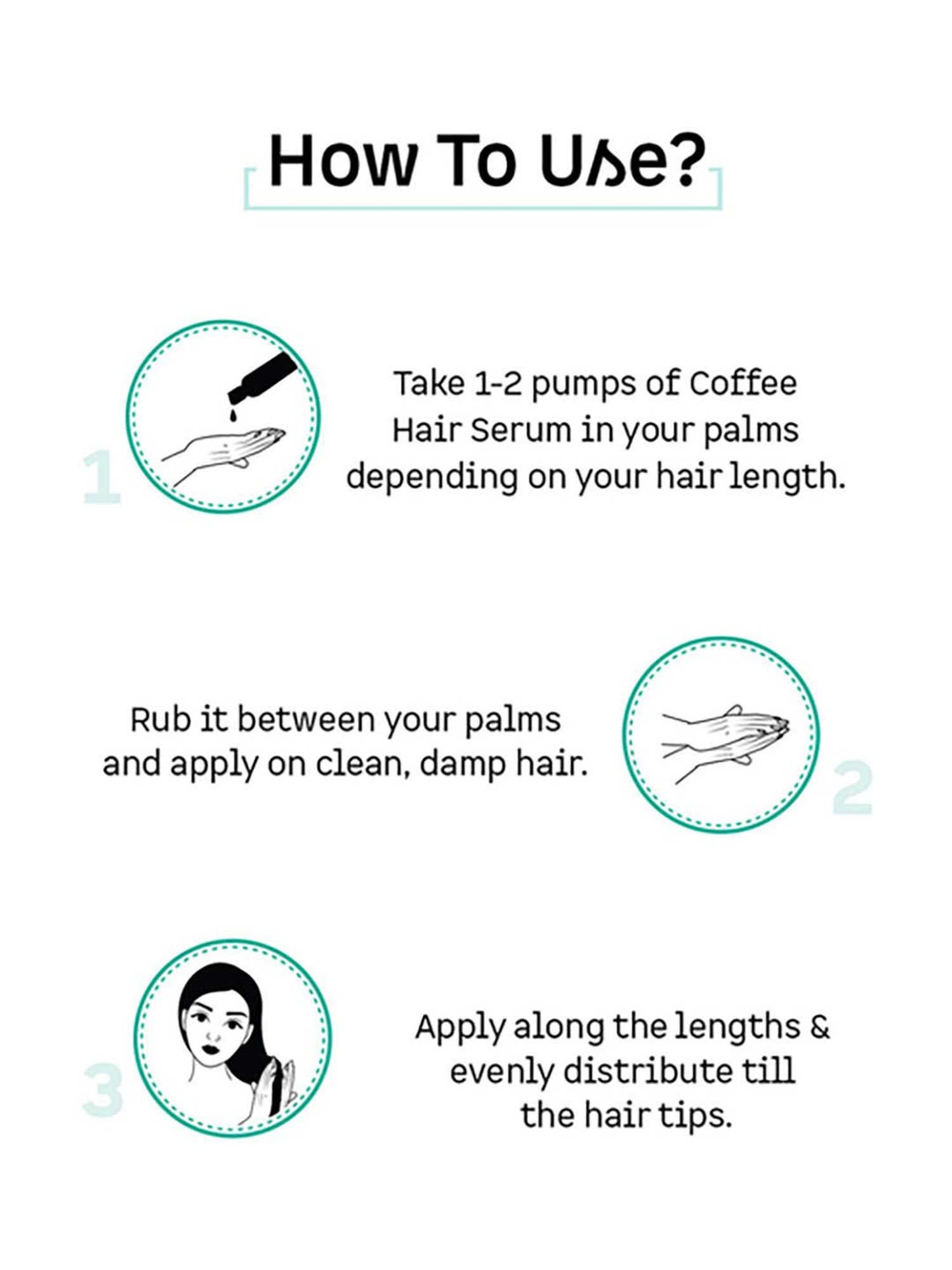 mCaffeine Naked & Raw Coffee Hair Serum - 50 ml