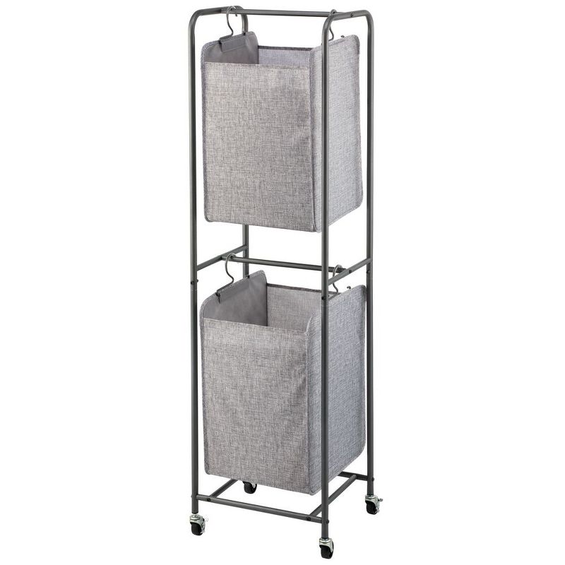 Neatfreak Easy Access Double Laundry Sorter with Folding Table