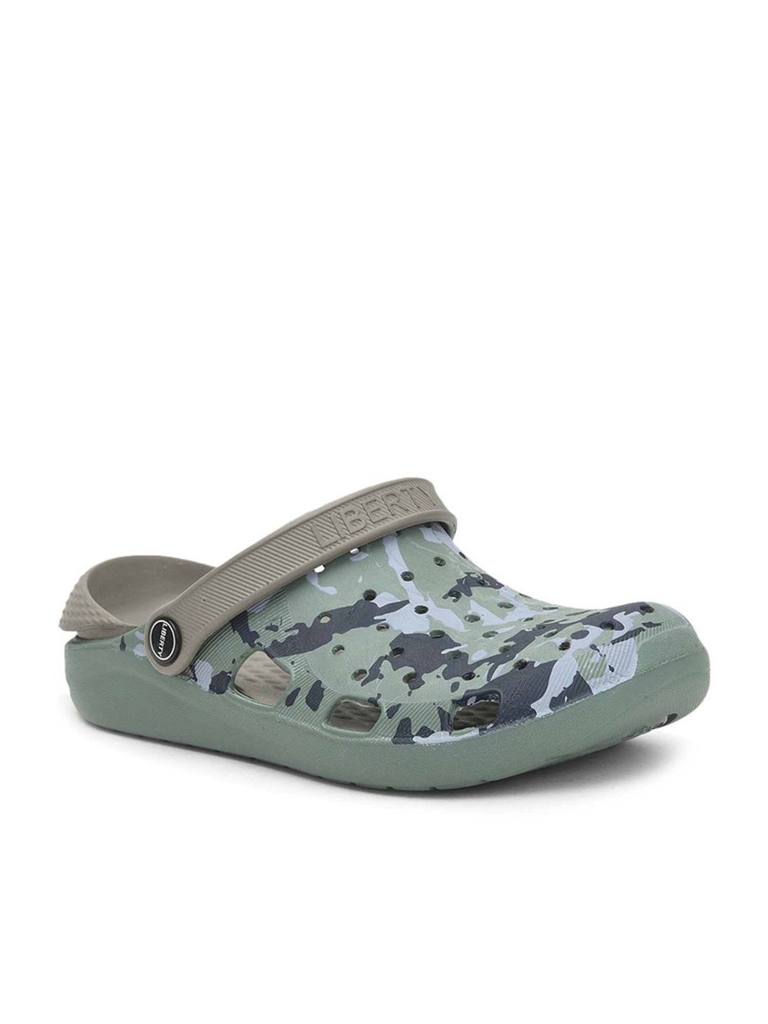 Aha By Liberty Men's Green Back Strap Clogs