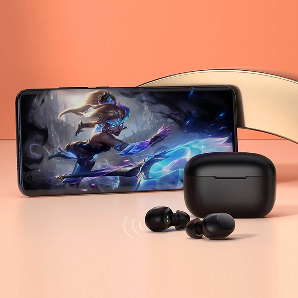 Xiaomi Youpin Haylou GT5 True Wireless Earbuds BT 5.0 Headphones with Touch Control Dual Hosts Voice Assistance Supports Wireless Charging TWS Headsets with In-ear Detection Battery Indicator for