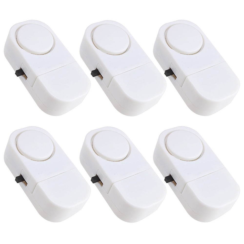 6 PACK WIRELESS DOOR AND WINDOW ENTRY ALARM BATTERY HOME SYSTEM SECUIRTY SWITCH