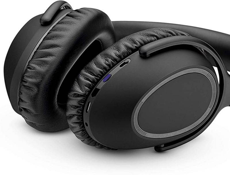 EPOS | SENNHEISER ADAPT 660 (1000200) - Dual-Sided, Dual-Connectivity, Wireless, Bluetooth, Adaptive ANC Over-Ear Headset | For Desk/Cell Phone & Softphone | Teams Certified (Black)