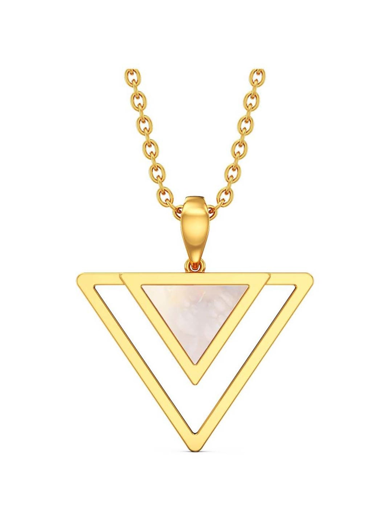 CKC Sacred Rudraksha Gold Pendant: Single Loop Elegance