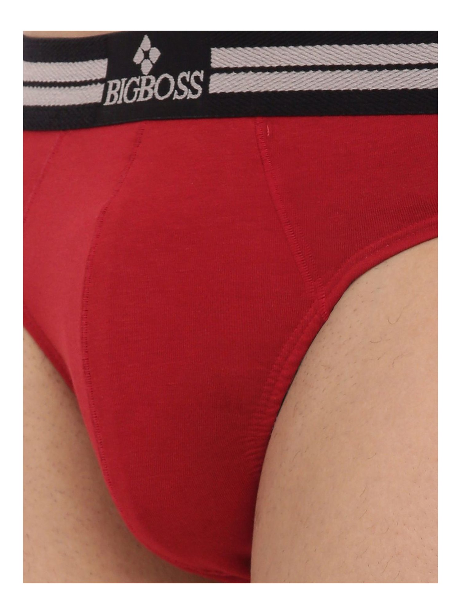 Dollar Bigboss Assorted Color Cotton J-Class Grando Briefs (Pack Of 4)