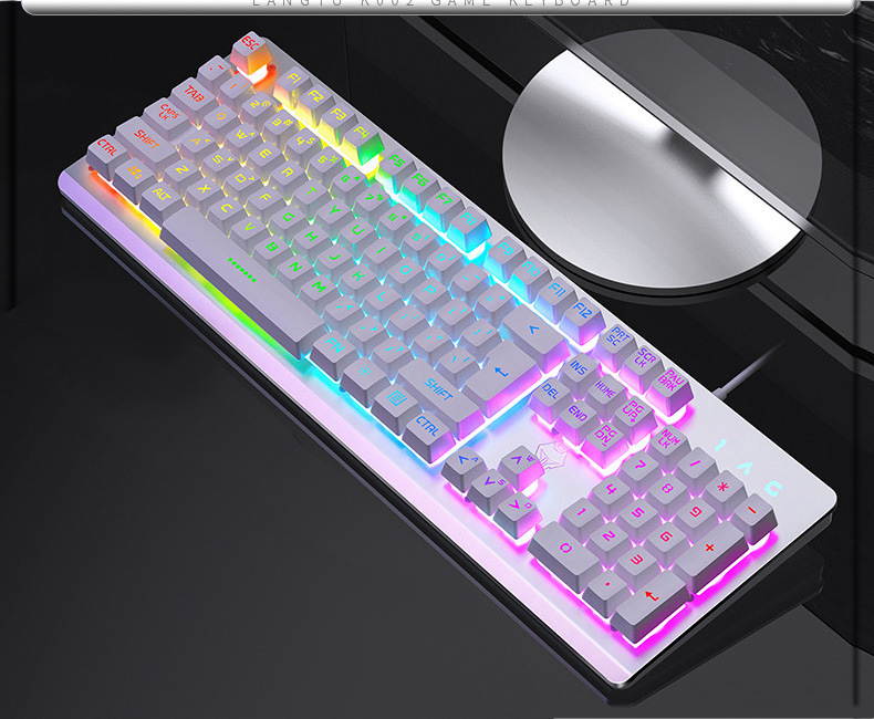 YinDiao K002 RGB Mechanical Feel Gaming Keyboard