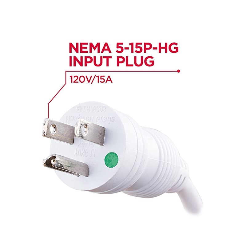 M1100XL Medical-Grade UPS System, 1100VA/880W, 6 Outlets, AVR, Tower