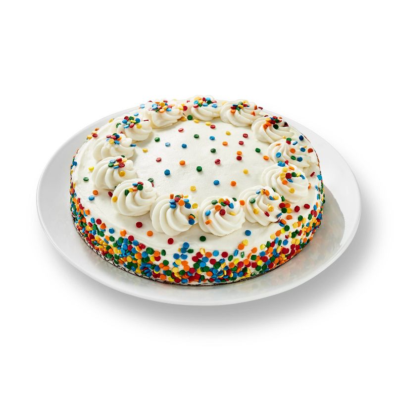 Vanilla Frosted Celebration Cake - 8"/22oz - Favorite Day™