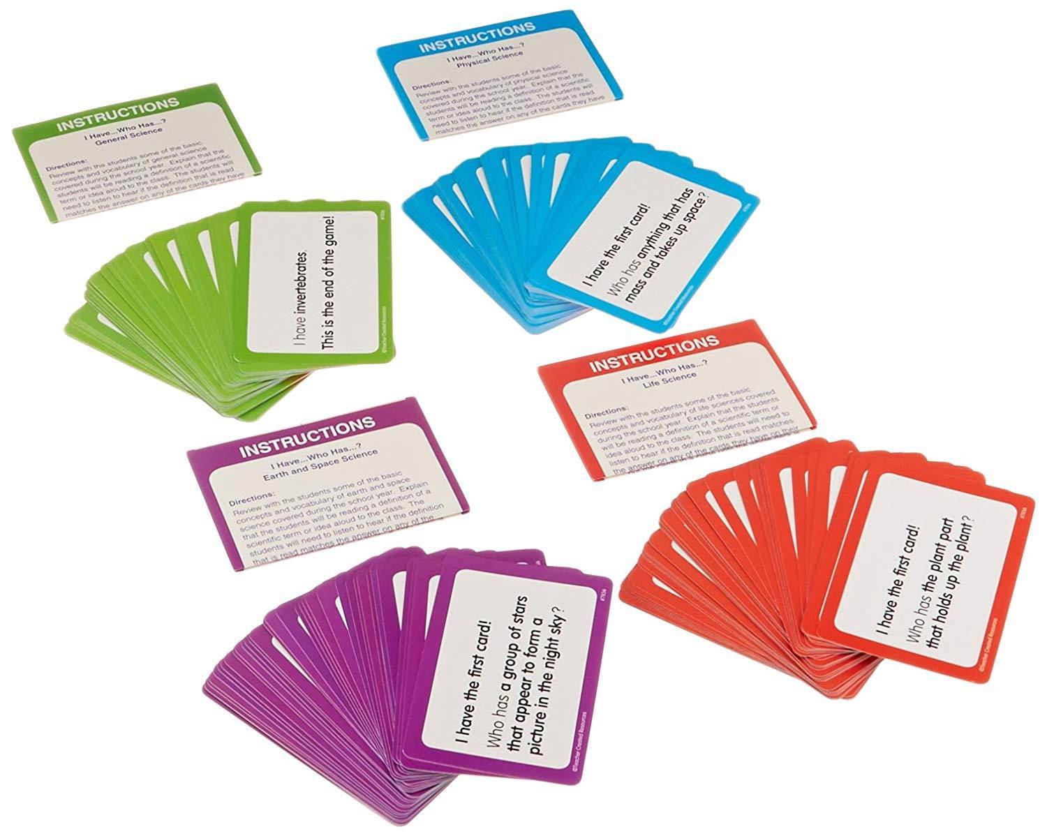 Teacher Created Resources I Have Who Has Science Card (7856)