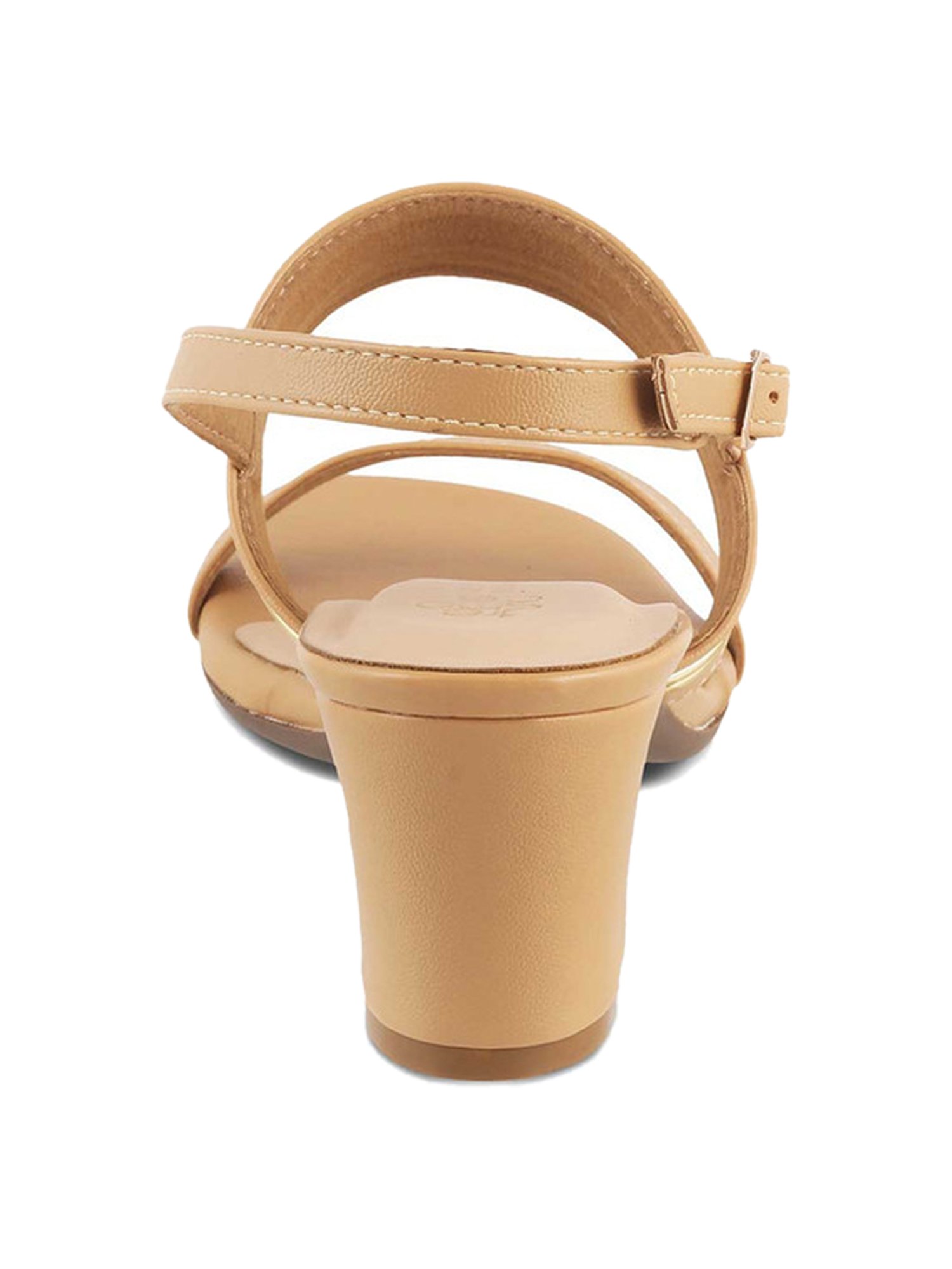 Tresmode Women's Beige Back Strap Sandals