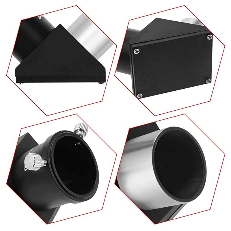125quot 90Degree Diagonal Mirror More Comfortable Viewing Orientation as You Observe from Above Filter Thread for Any 125quot Filter and Accepts Standard 125quot eyepieces