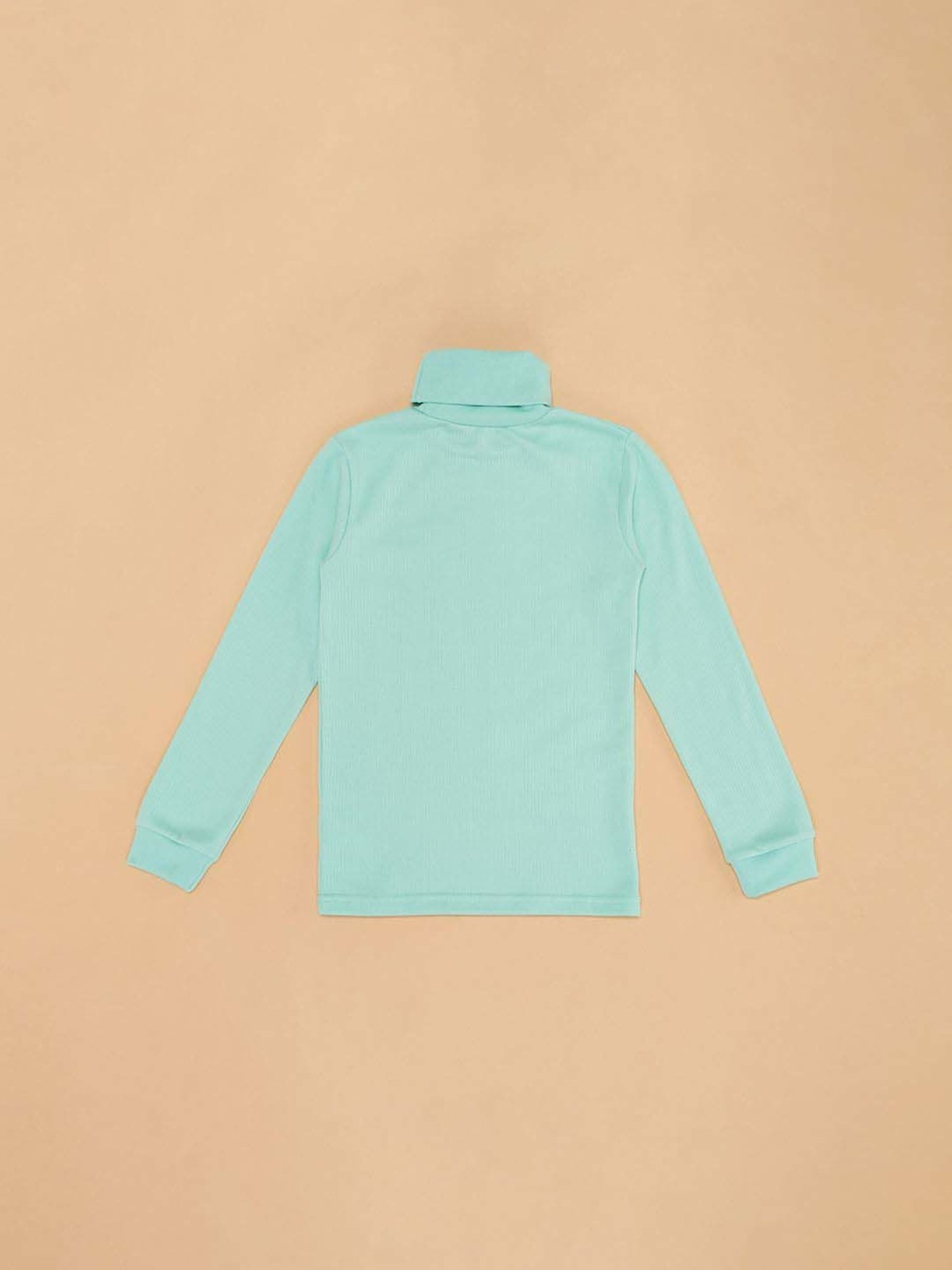 Dyca Kids Grey Melange Textured Thermal Top (Pack Of 2)