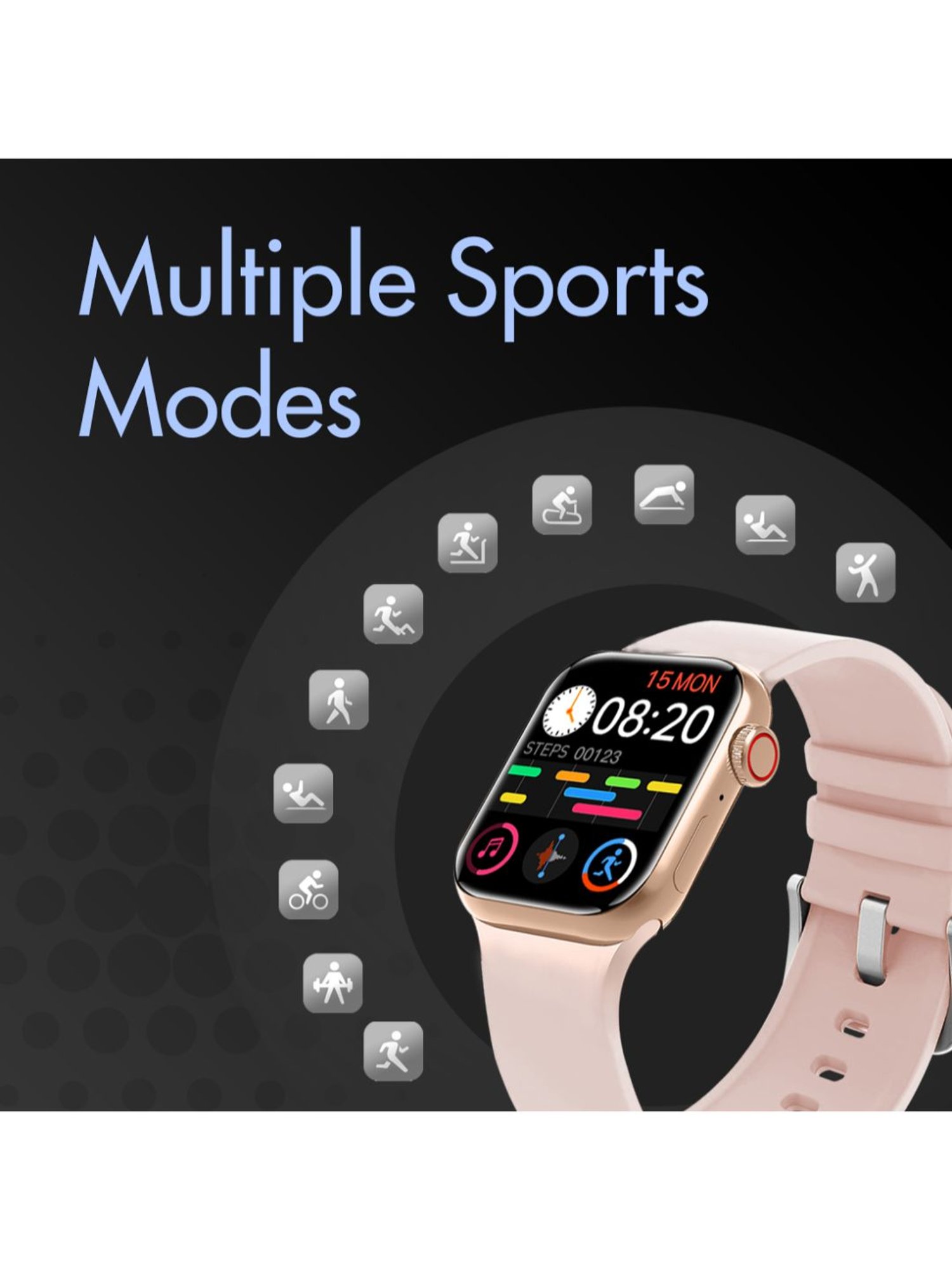 I KALL W3 Smart Watch (Gold)