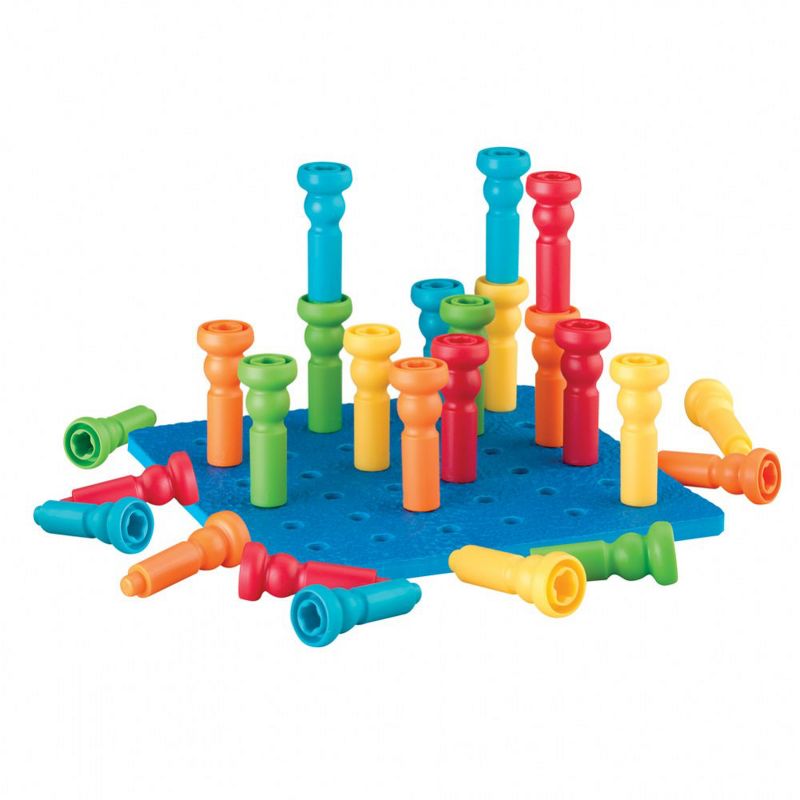 Playmonster Action-Stackers Premium Building Set  - 124-Piece Set