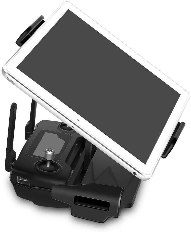 Hanatora Aluminum-Alloy Tablet Holder with Metal Nut Ring,Foldable 4-11 Inch Phone Mount with Lanyard Strap for DJI Mavic Mini,Mavic 2 Pro/Zoom, DJI Mavic Air/Spark/Mavic Pro/Platinum Remote Control