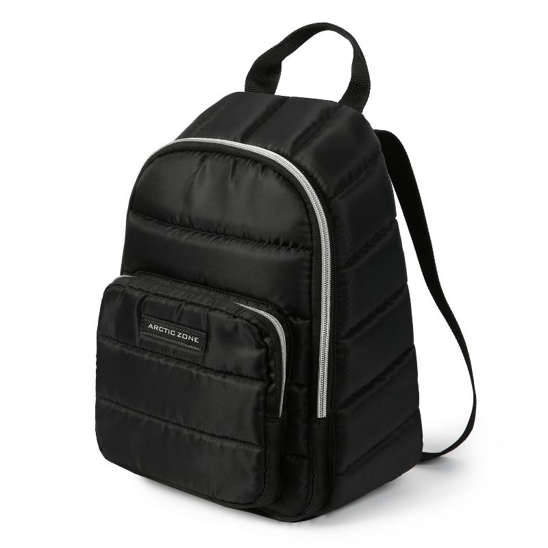 Arctic Zone Quilted Cooler Lunch Bag - Black