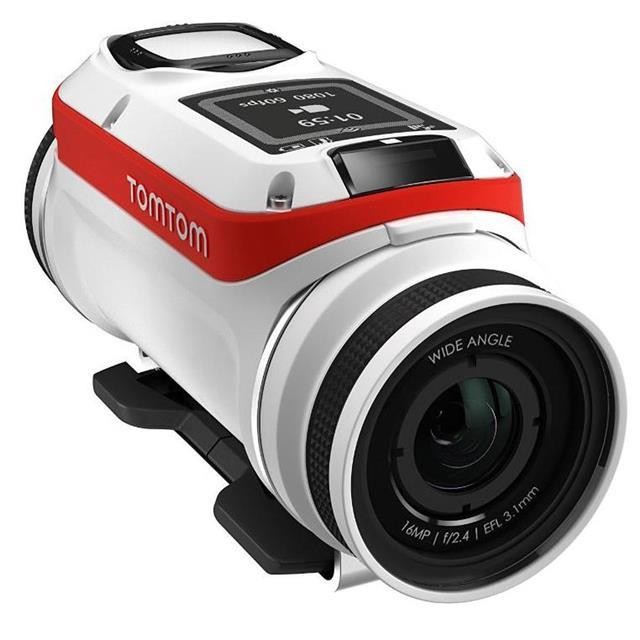 TomTom Bandit 16MP 4K Ultra HD Action Camera, Wi-Fi and Bluetooth Connectivity, GPS, Base Pack