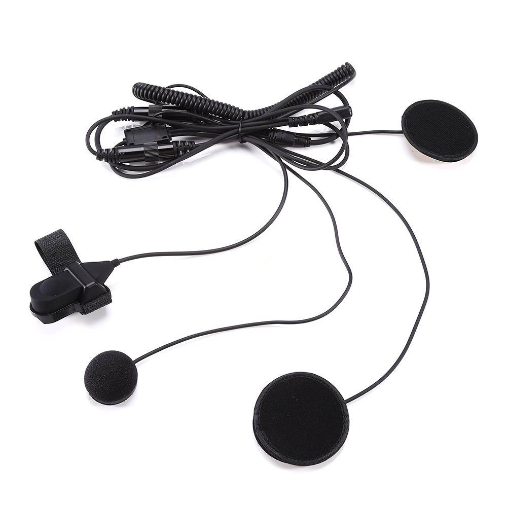 2 PIN Full Face Helmet Motorcycle Race Headset For Baofeng Kenwood Walkie Talkie