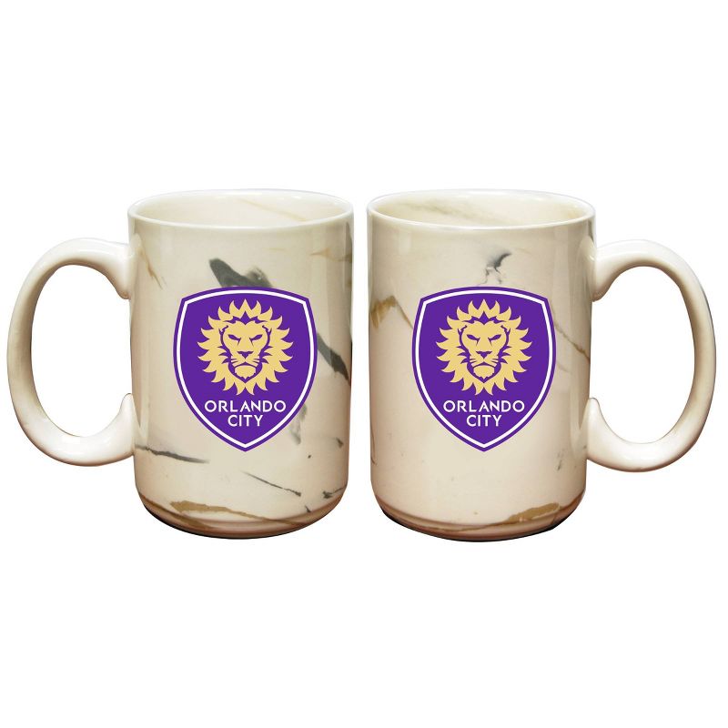 MLS Orlando City SC 15oz Ceramic Marble Mug