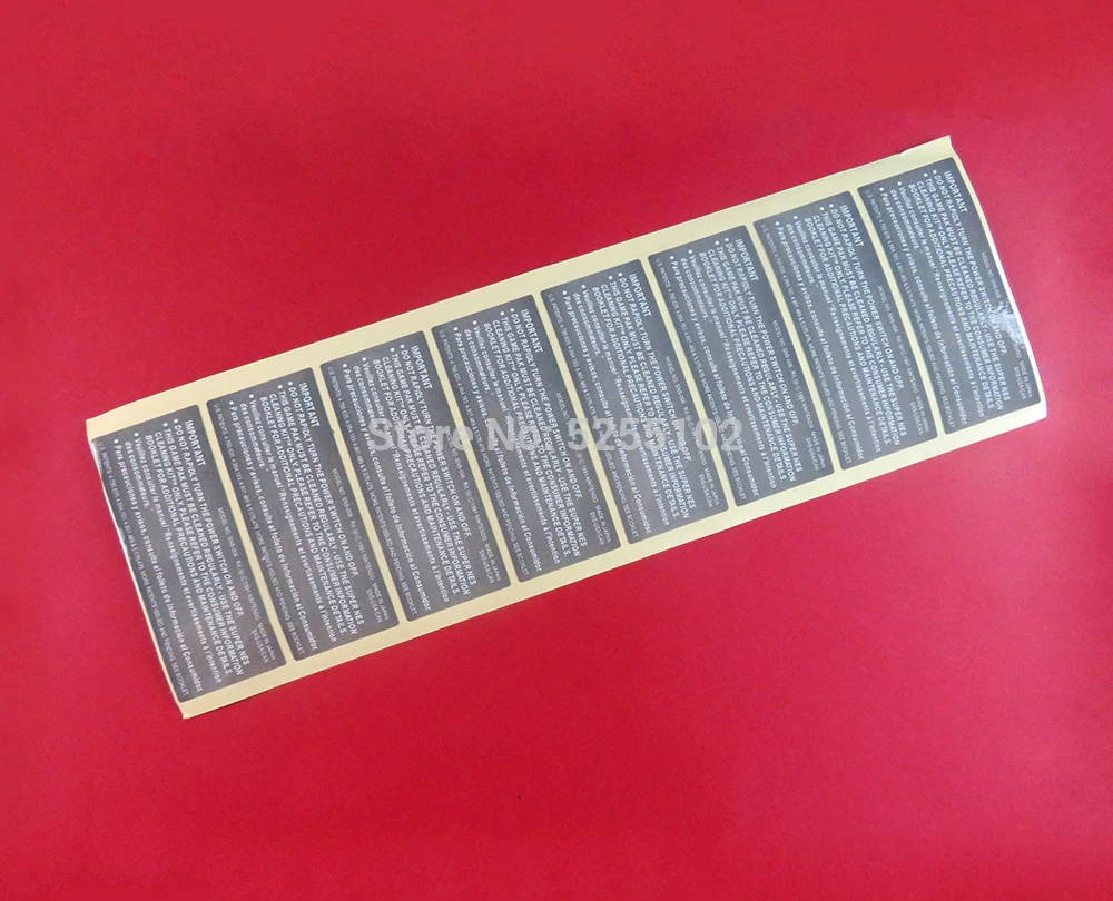 10PCS replacement Shell back sticker for SNES game card sticker Label for snes US version