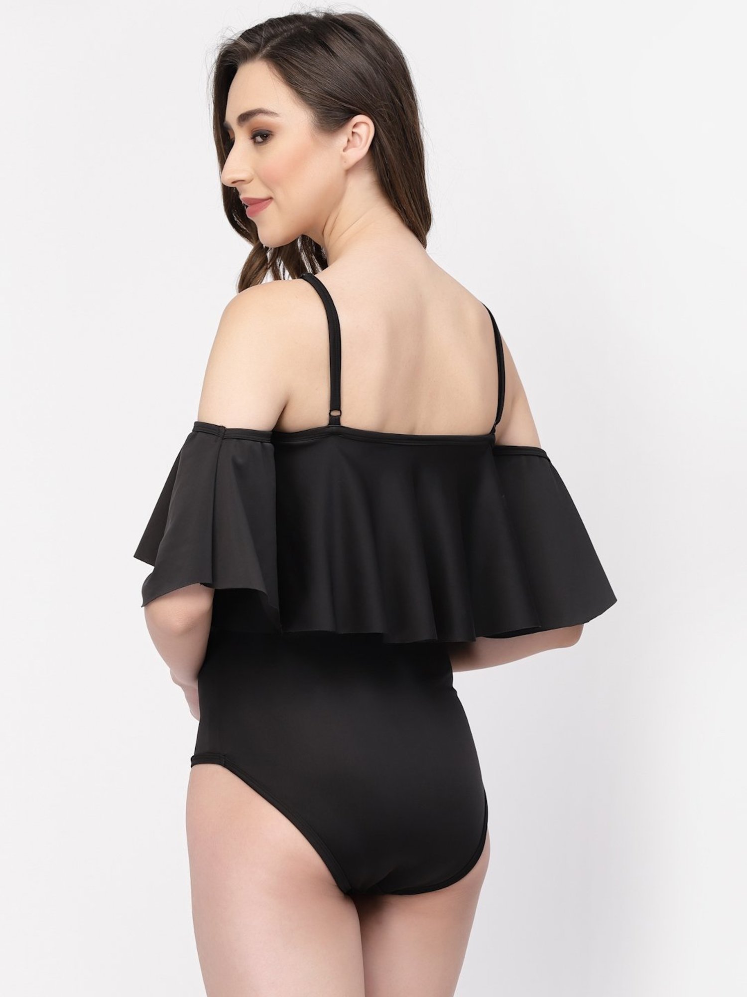 Cukoo Black Plain Swimwear