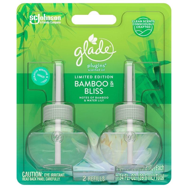 Glade Bamboo Bliss PlugIns Refill - 2ct