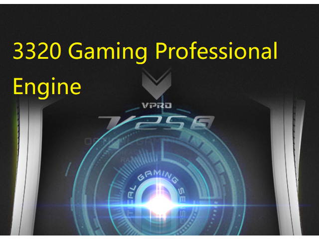 Rapoo V25S   Ergonomic Design, Cool Exterior 7000DPI 6-button 16.8 Million RGB Backlit 6Modes Adjustable Light Effect Wired Gaming Mouse-Black