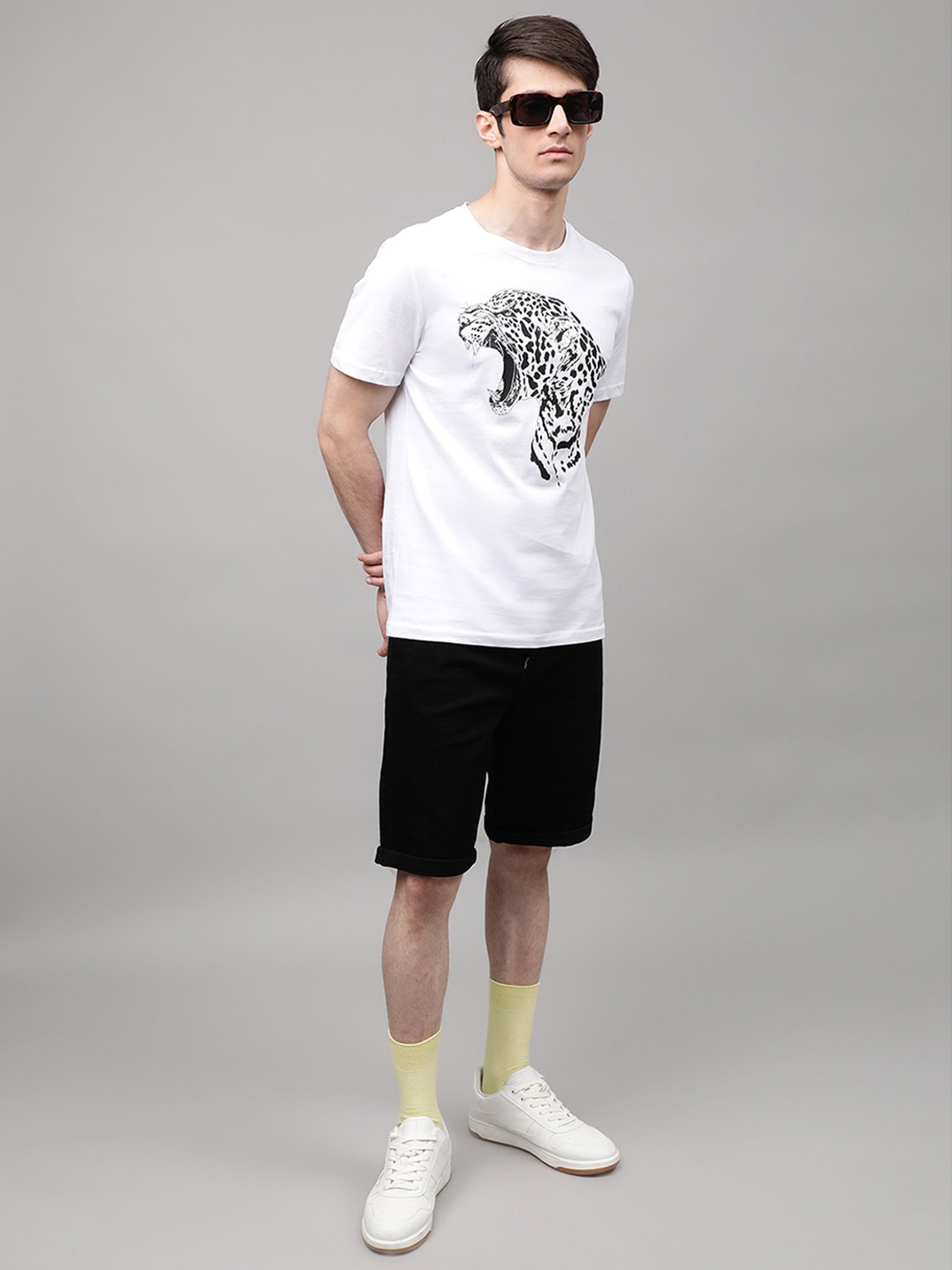 Antony Morato White Printed Short Sleeves T-Shirt