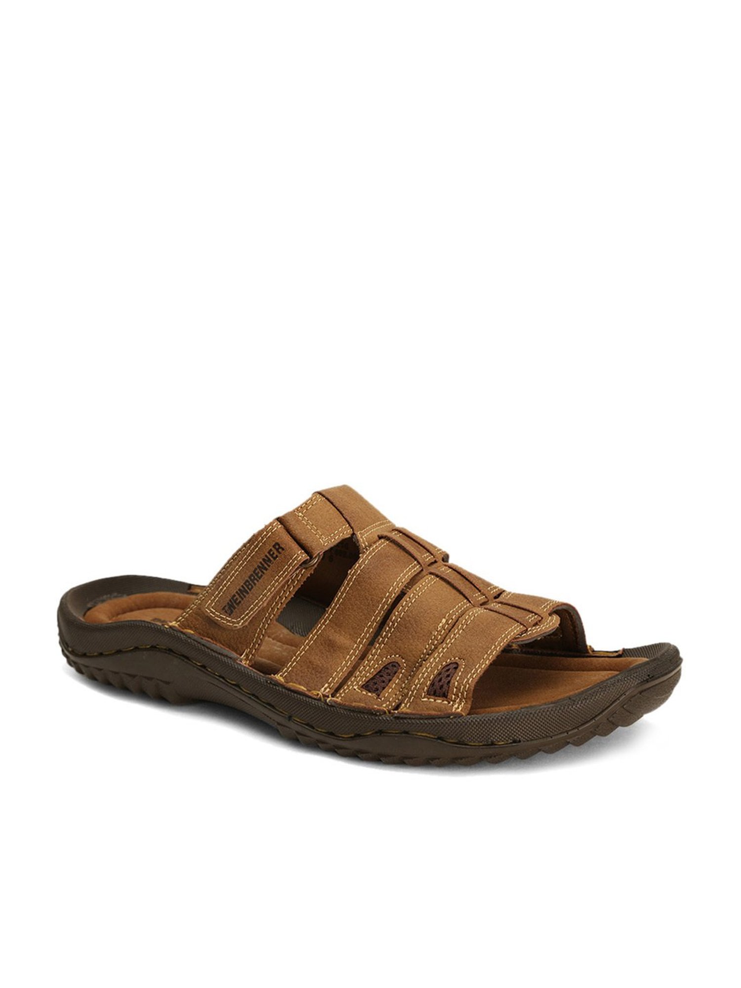 Weinbrenner by Bata Men's Tan Casual Sandals