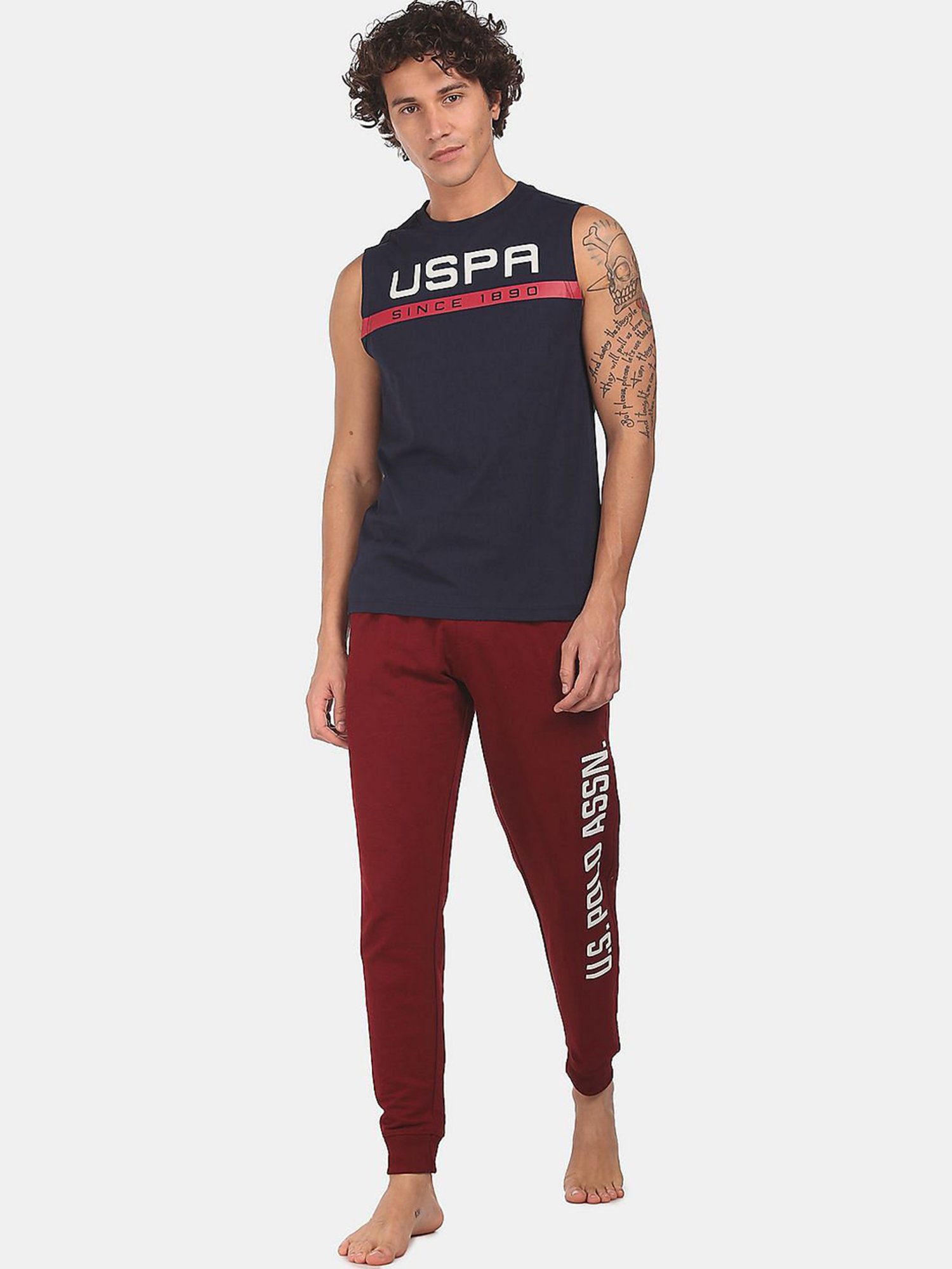 Bodycare Anthra Melange Regular Fit Thermal Top